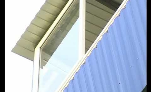 Пример остекленного балкона