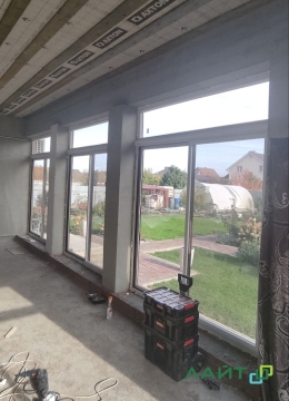 Остекление, ламинация с уличной стороны